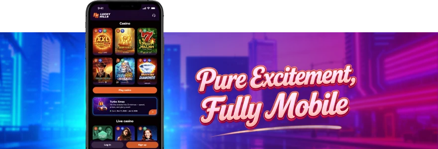 LuckyHills Casino app in Australia